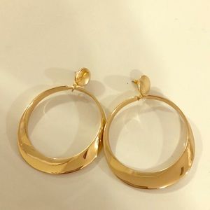Forever 21 Gold Hoop Earrings